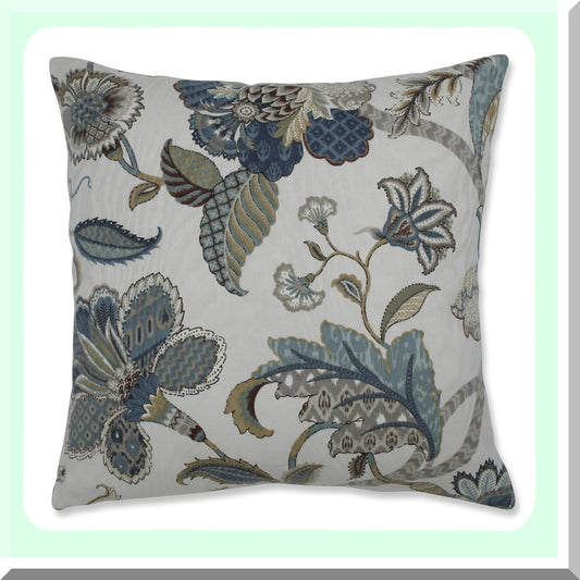 Blue Peacock Treasure Throw - 18" Indoor Finders Keepers