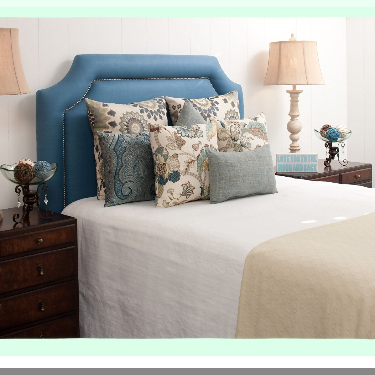 Blue Peacock Treasure Throw - 18" Indoor Finders Keepers