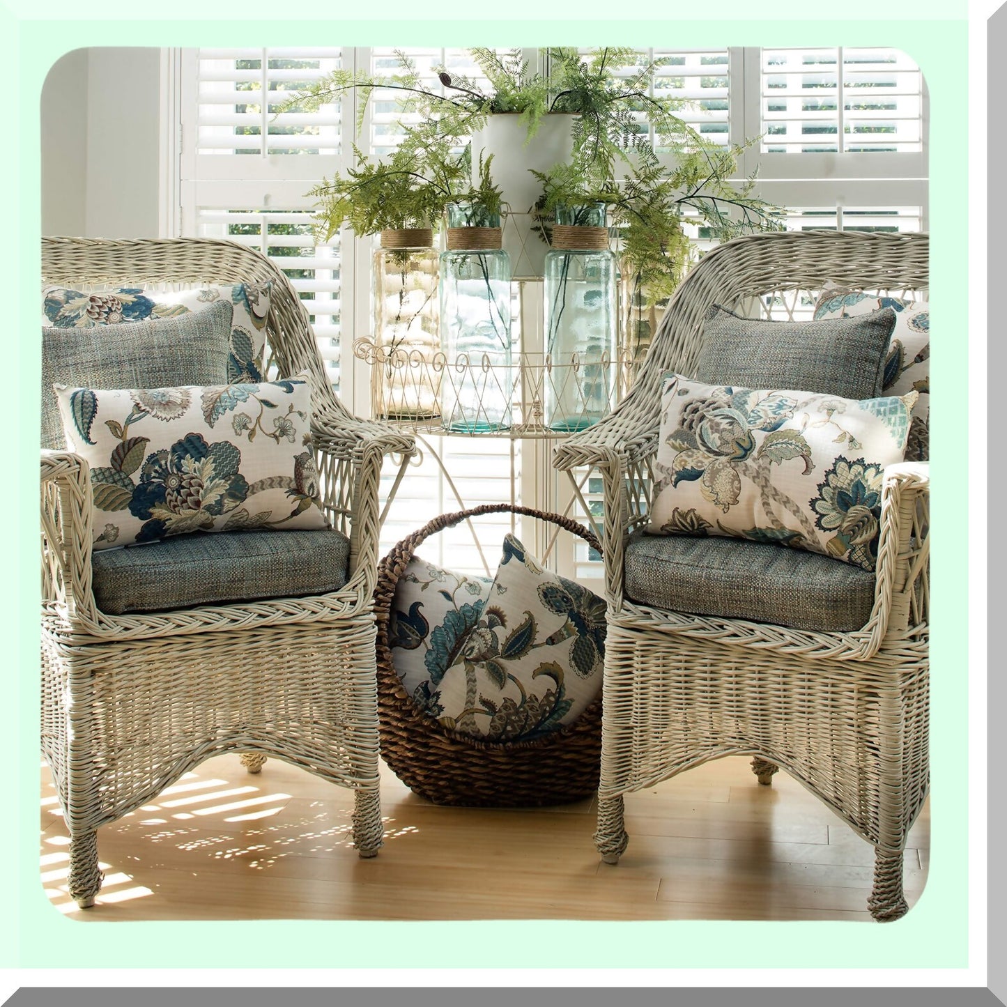 Blue Peacock Treasure Throw - 18" Indoor Finders Keepers