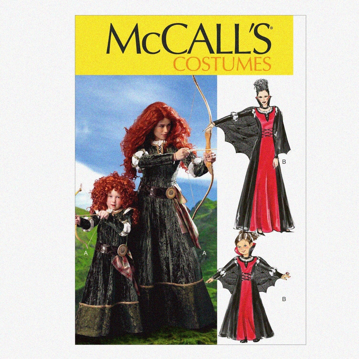Women's Scottish Princess Sewing Pattern S-XL