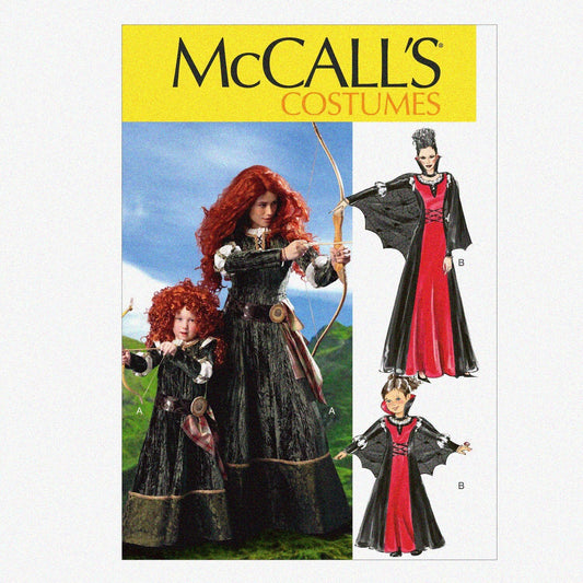 Women's Scottish Princess Sewing Pattern S-XL