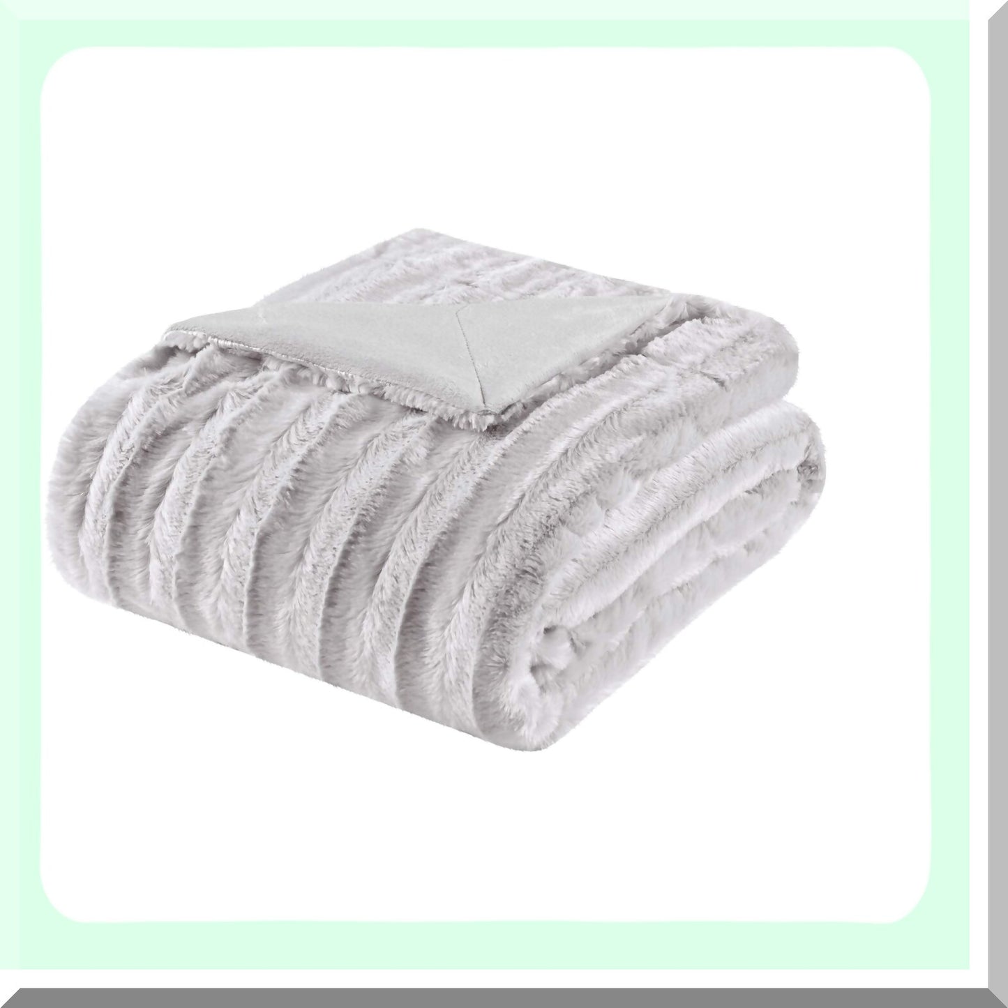 Ultimate Comfort Grey Throw Blanket - Premium Soft, Cozy, Brushed for Bed, Couch, or Sofa