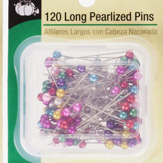 120 Assorted Pearlized Pins 1.5-Inch, 120-Count