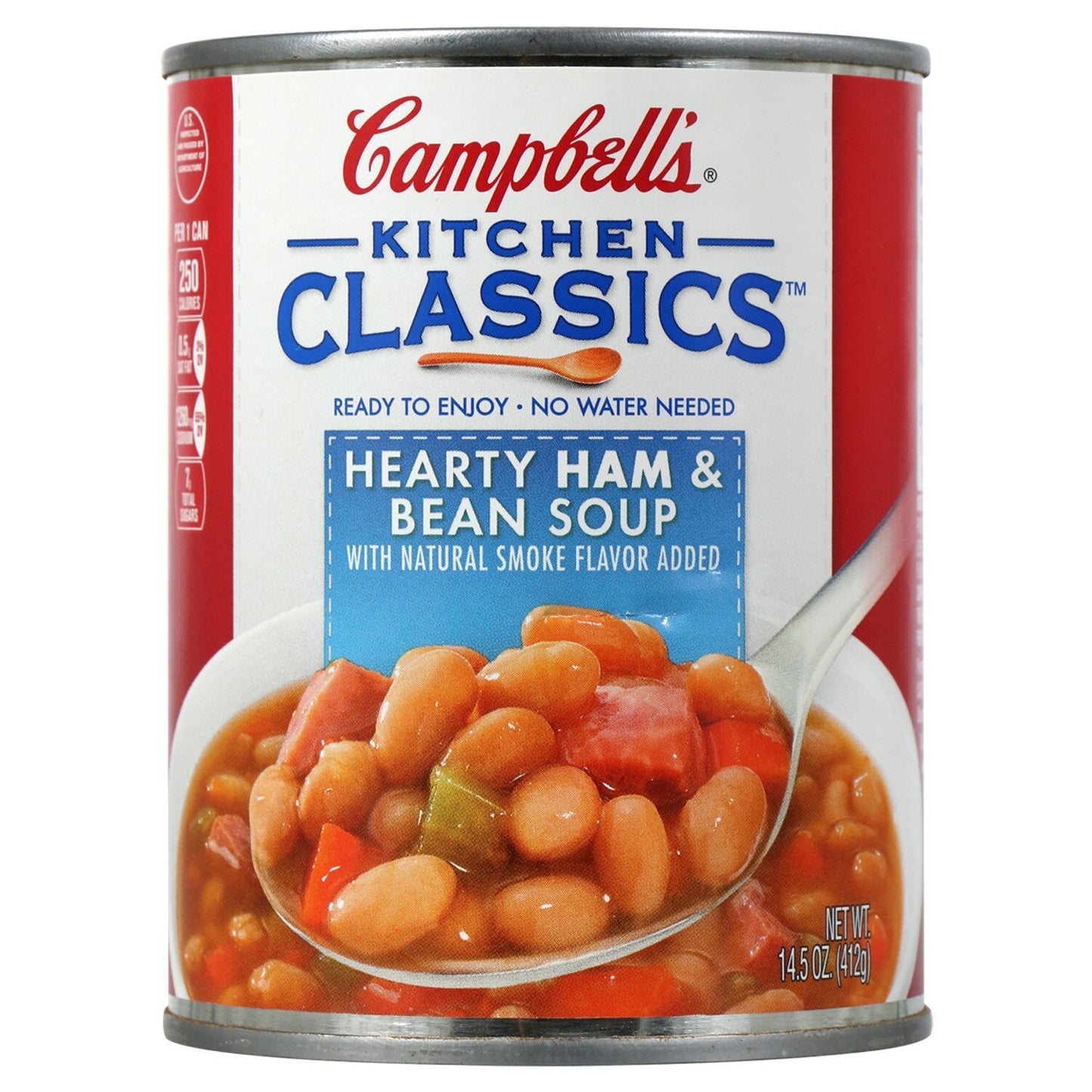 Campbell's Kitchen Classics Hearty Ham & Bean Soup, 15 oz. Cans (Pack of 12)