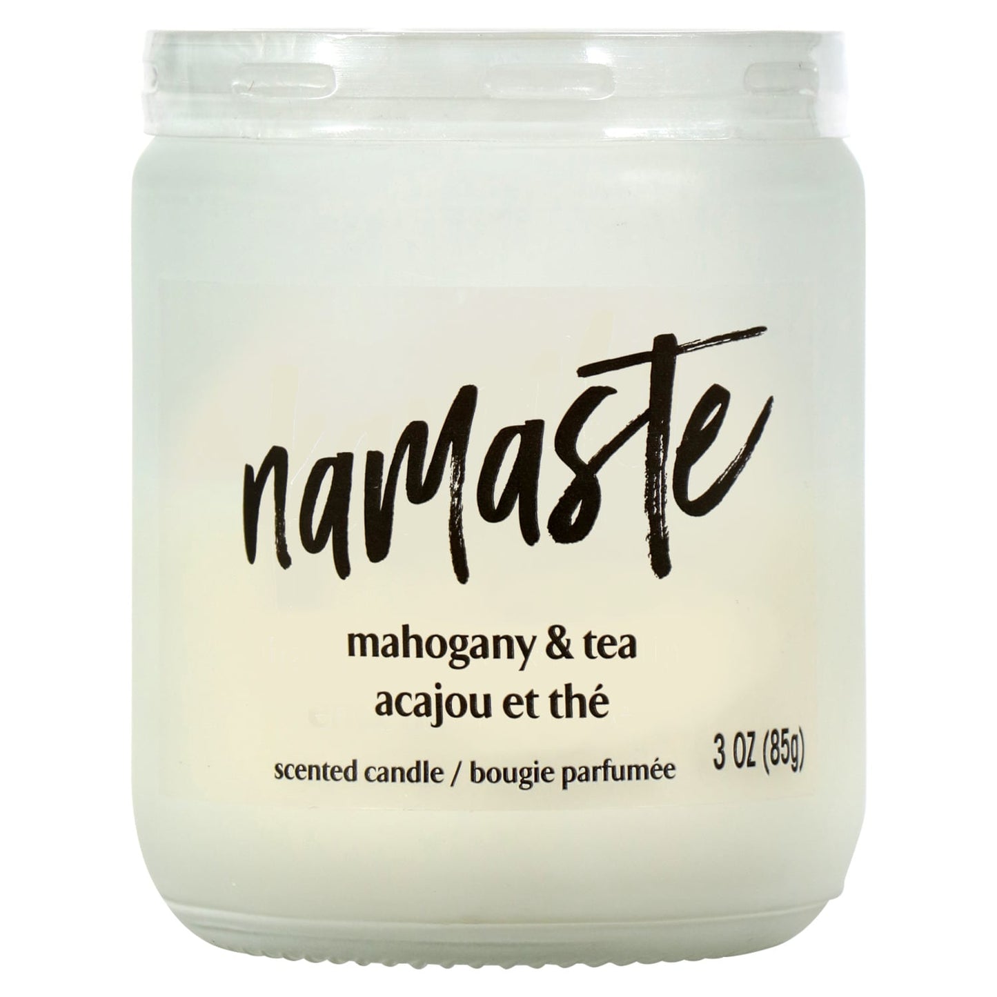 Namaste Mahogany and Tea Scented Aromatherapy Candles, 3 oz. (Pack of 12)