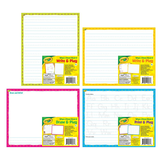 Crayola Dry Erase Print & Play Boards (Pack of 24)
