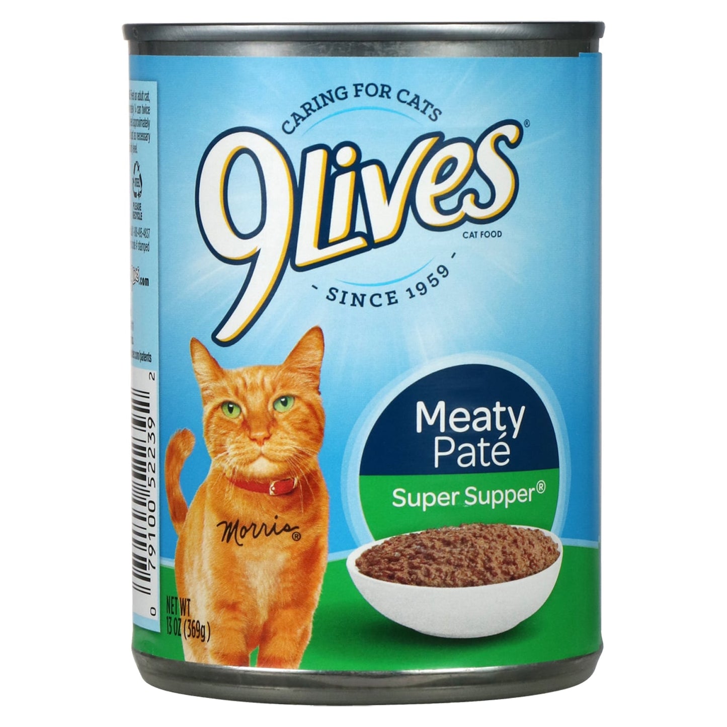 9 Lives Super Supper Meaty Pate Wet Cat Food, 13-oz. (Pack of 12)