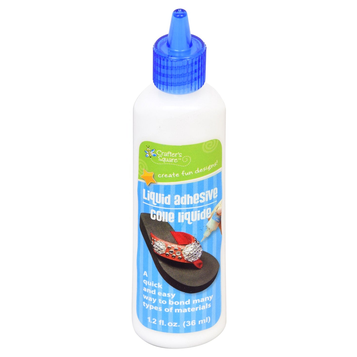Crafter's Square Liquid Adhesive, 1.2-oz. Bottles (Pack of 4)