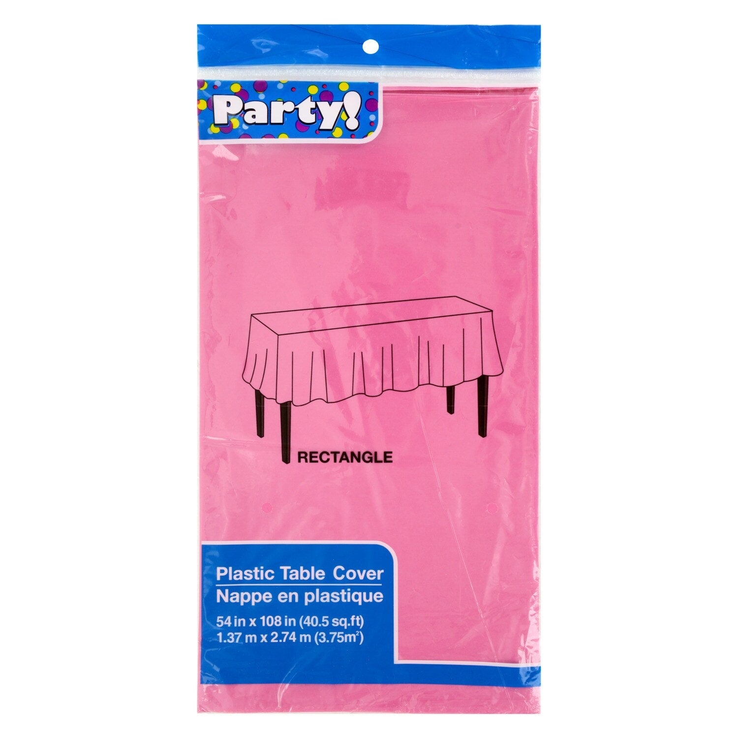 TBLECVR CNDY PINK 54X108 PLSTC (Pack of 4)