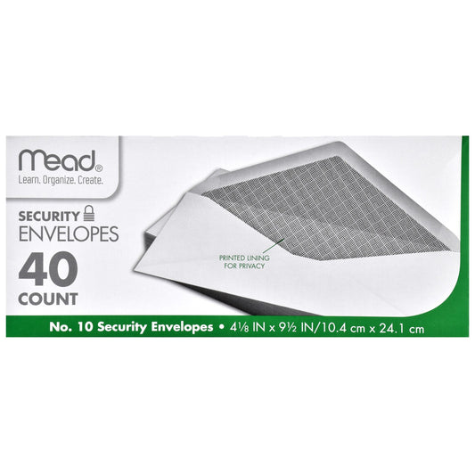 Mead No. 10 Legal Envelopes, 40-ct. Boxes (Pack of 36)