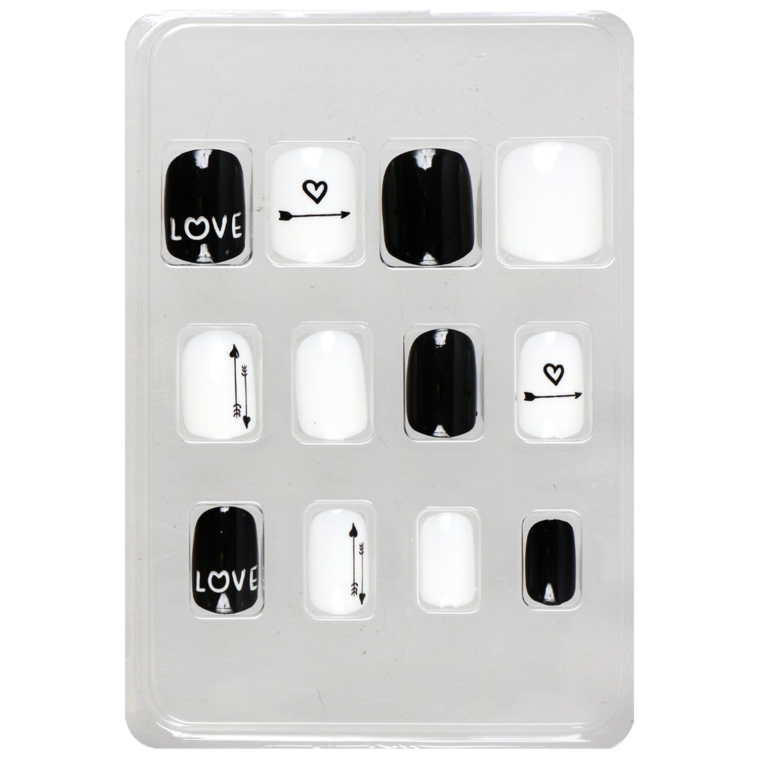 Sevenail Fashion Rounded Acrylic Nails, 12-ct. Packs (Pack of 36)