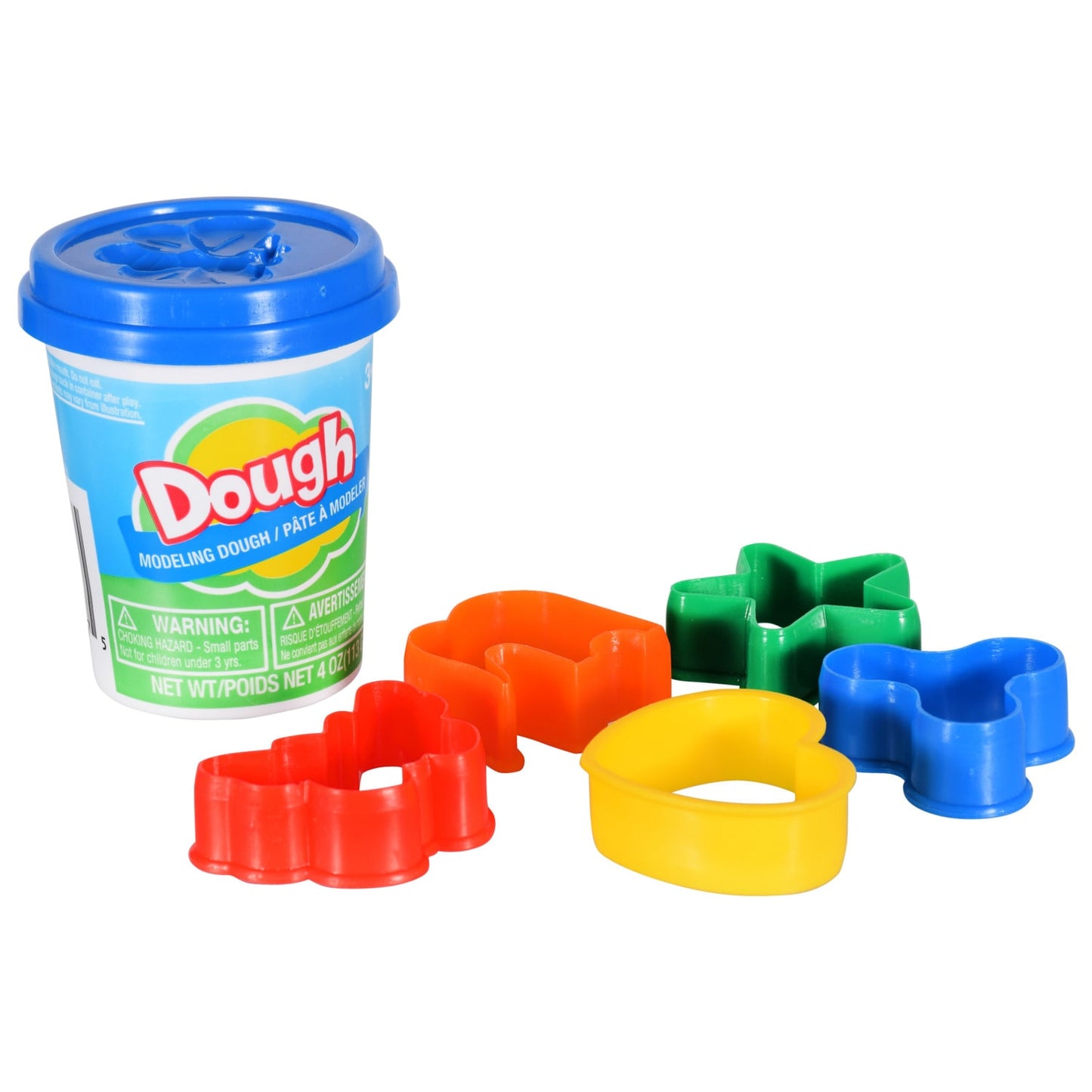 Kids Molding Dough with Plastic Accessories, 4 oz. (Pack of 40)