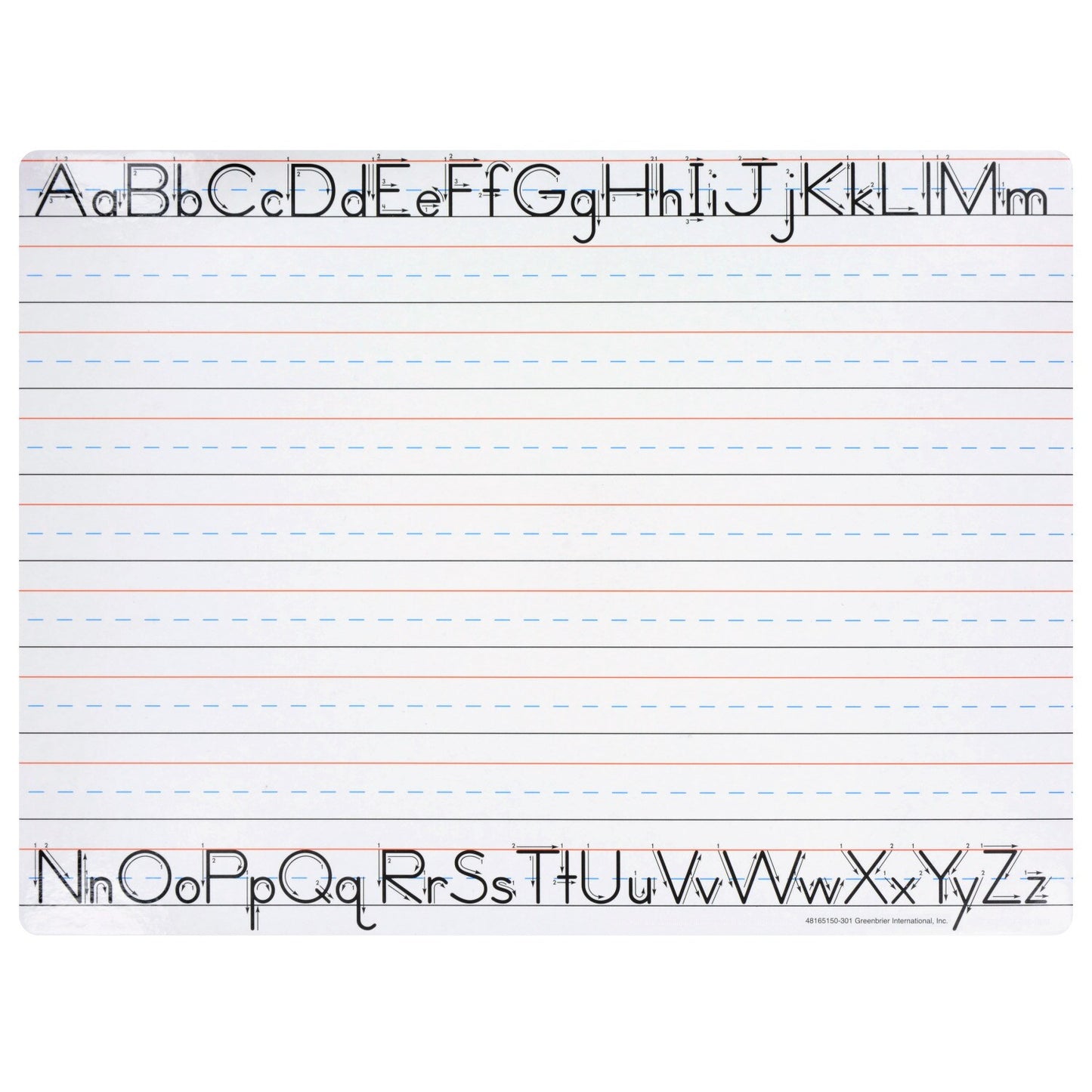 Teaching Tree Two-Sided Dry Erase Practice Boards, 11x9 in. (Pack of 6)