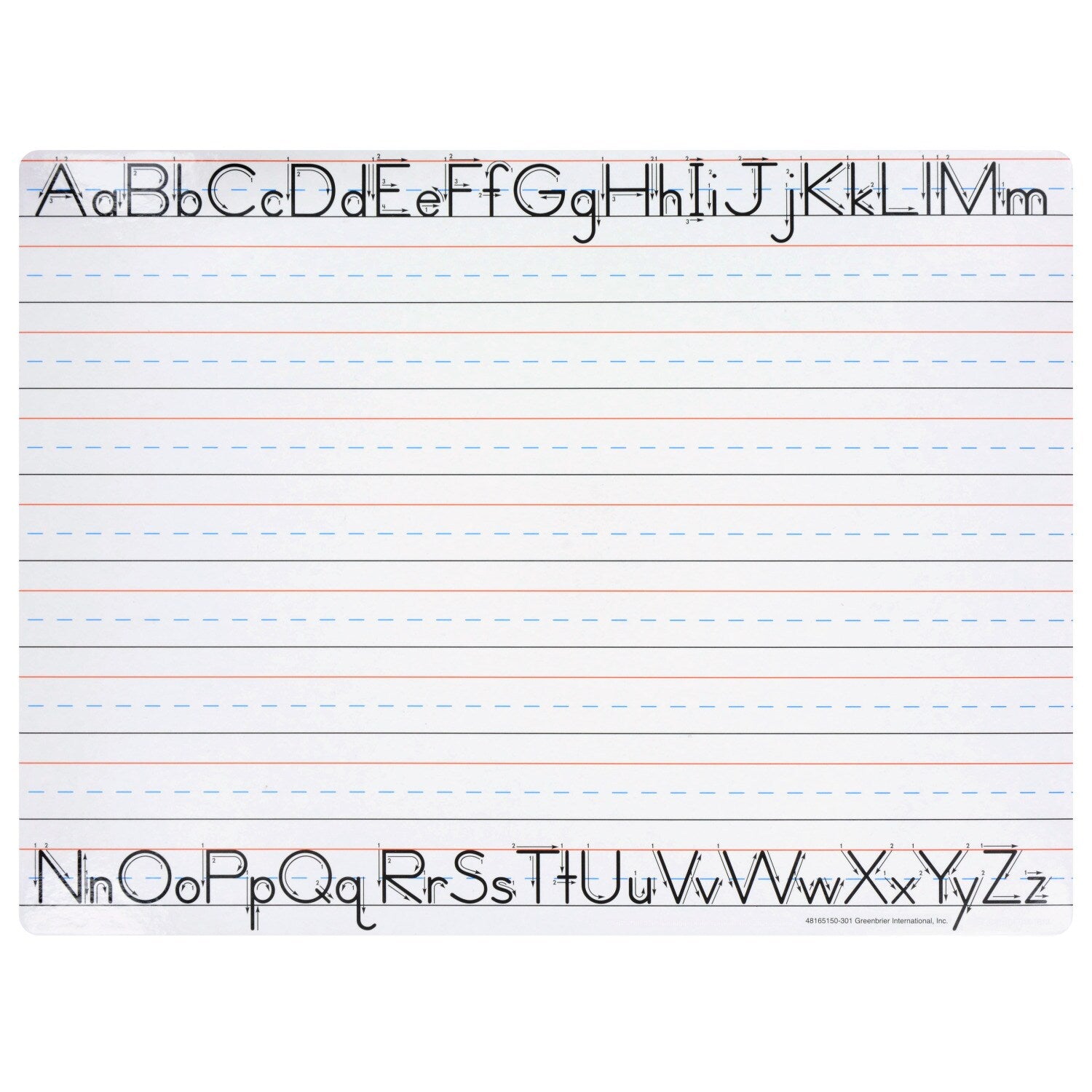 Teaching Tree Two-Sided Dry Erase Practice Boards, 11x9 in. (Pack of 6)