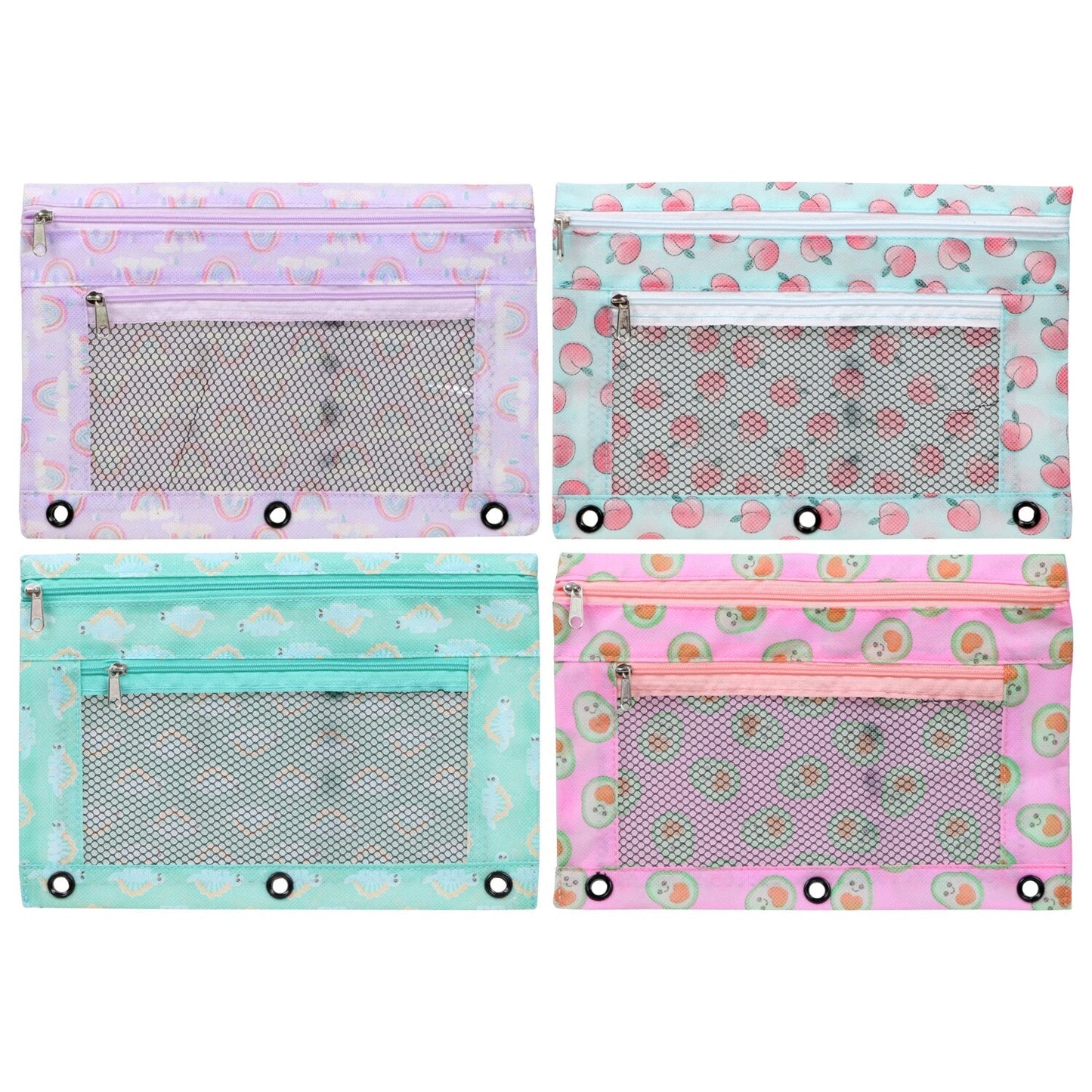 Adore Mesh Organizer and Pencil Pouch (Pack of 24)