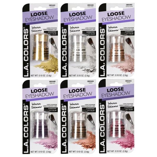 L.A. Colors Expressions Shimmering Loose Eyeshadows (Pack of 39)