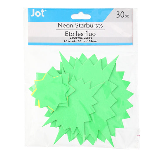 Jot Neon Starbursts, 30-ct. Packs (Pack of 24)