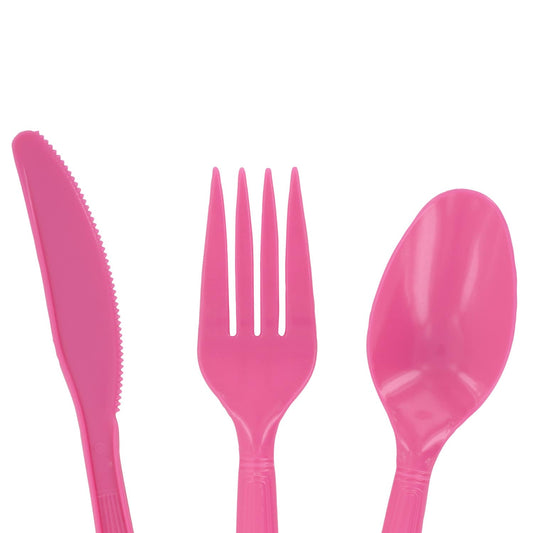 Candy Pink Plastic Utensils, 48-ct. Packs (Pack of 36)
