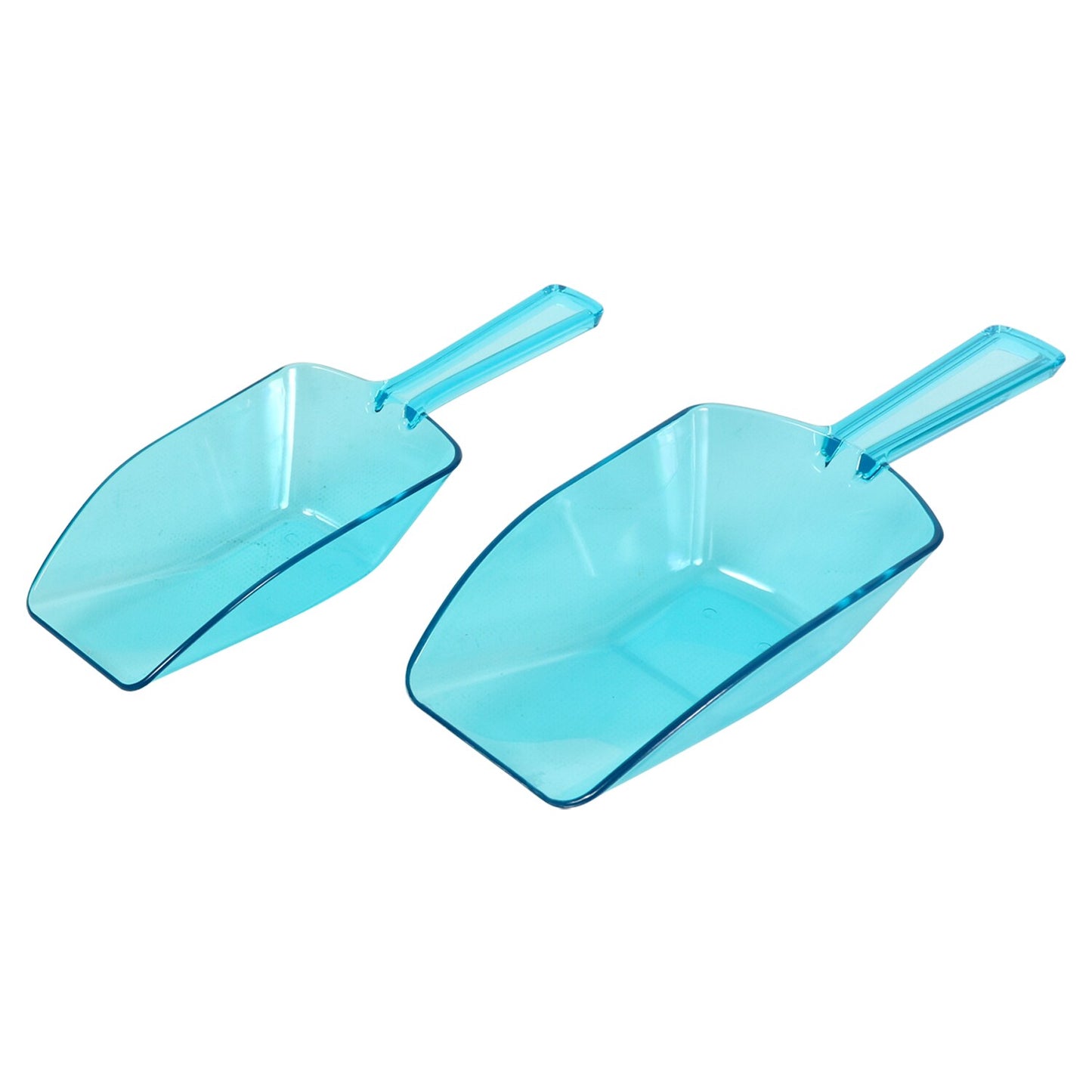 Light Blue Plastic Scoop Sets, 6x3x1-in. (Pack of 24)