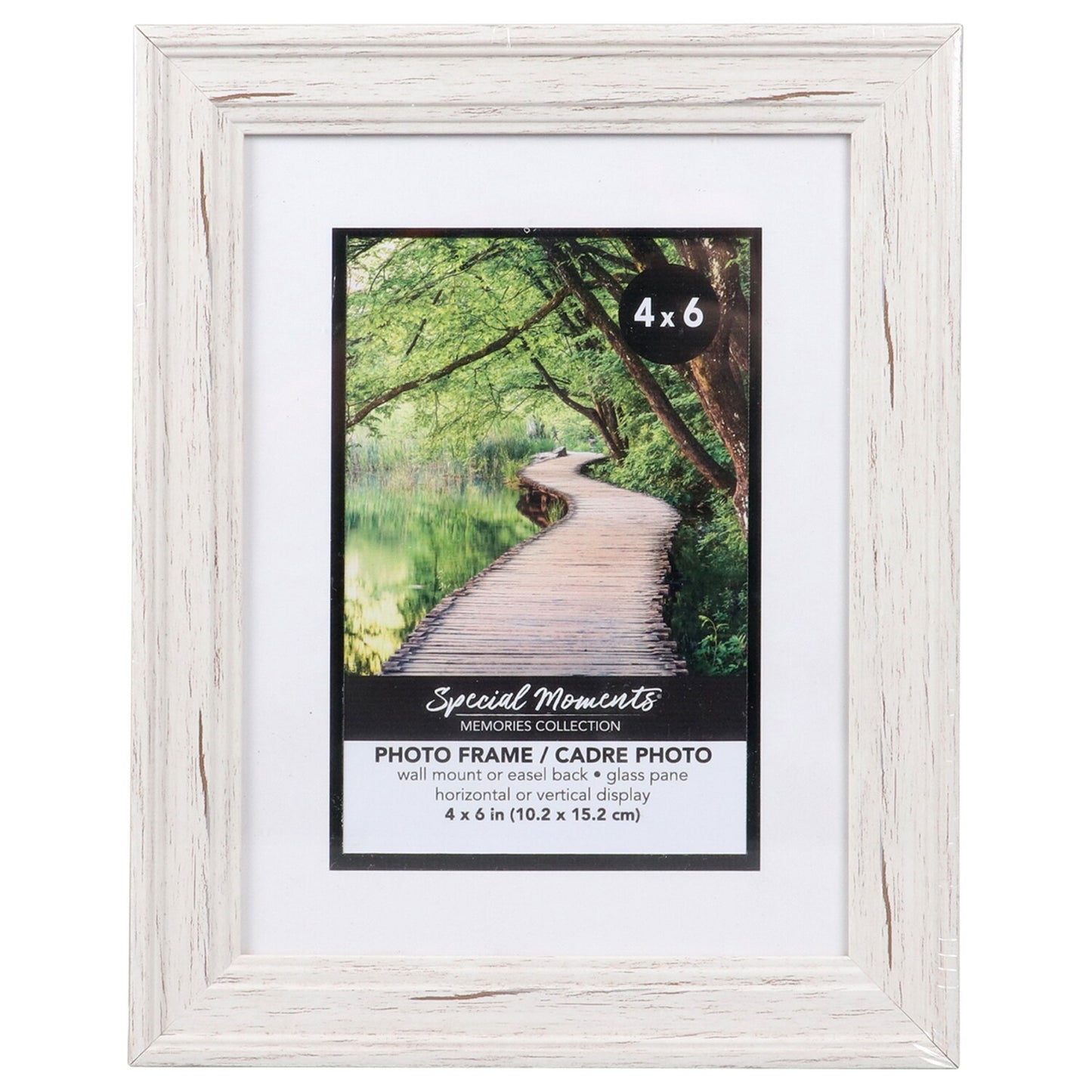 Special White-Washed Frames with Borders, 4x6 in. (Pack of 12)