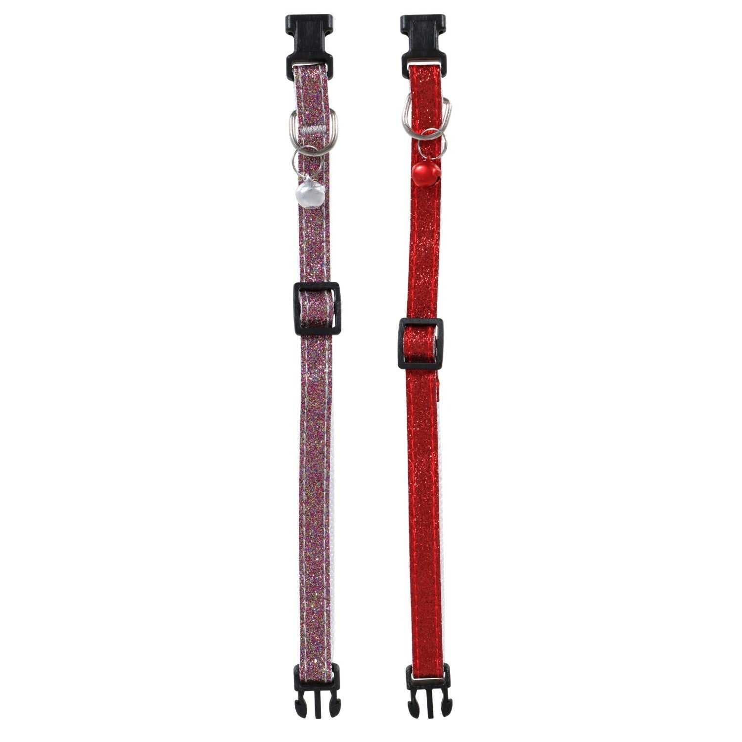Greenbrier Kennel Club Adjustable Cat Collars with Bells, 8-12 in. (Pack of 36)