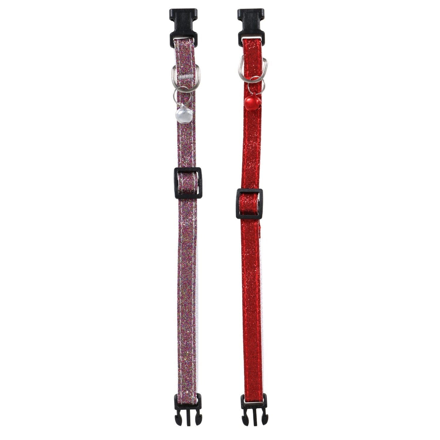 Greenbrier Kennel Club Adjustable Cat Collars with Bells, 8-12 in. (Pack of 36)