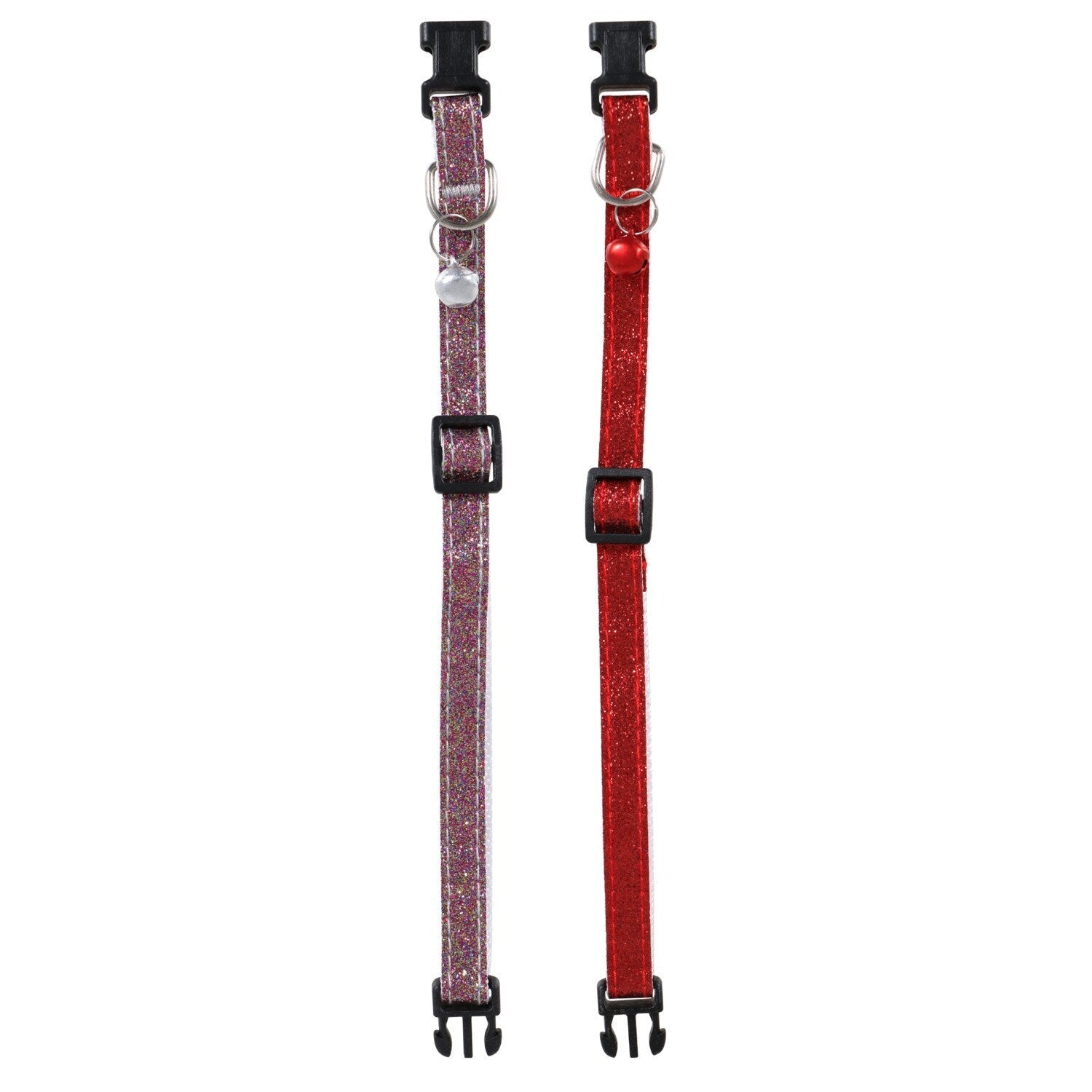 Greenbrier Kennel Club Adjustable Cat Collars with Bells, 8-12 in. (Pack of 36)