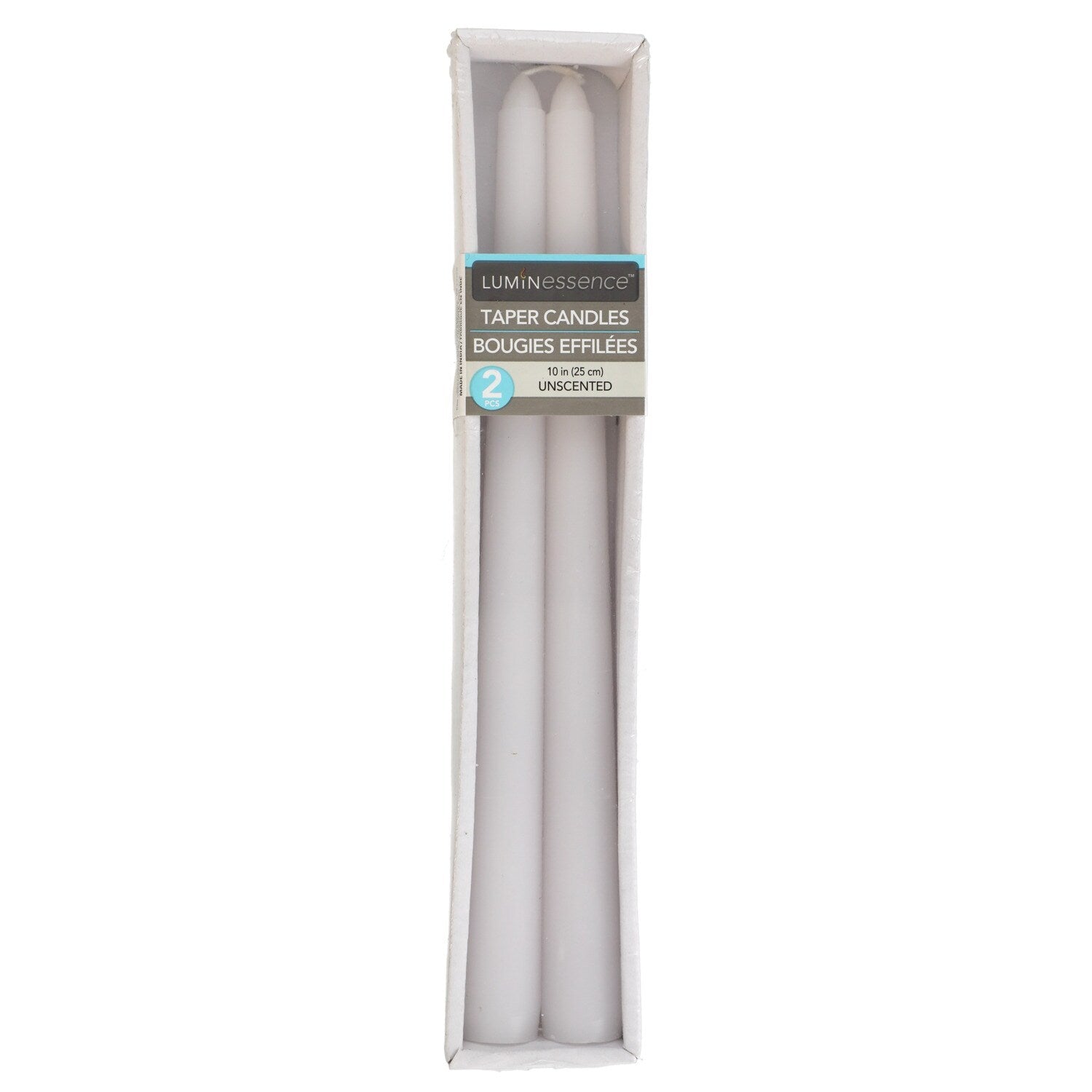 Luminessence White Taper Candles, 10 in. (Pack of 6)