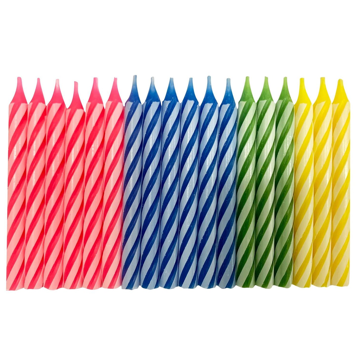 Colorful Spiral Birthday Candles, 18-ct. Packs (Pack of 36)