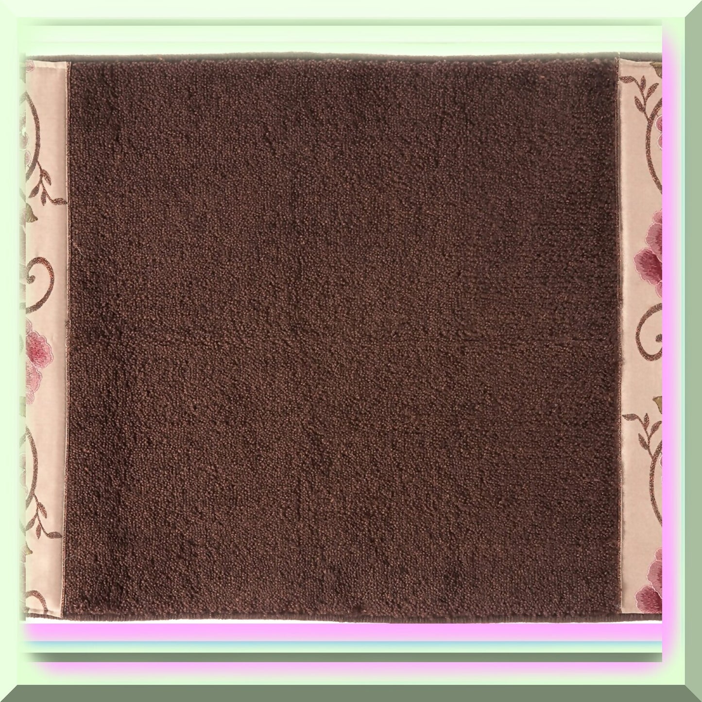 Rug, Larissa Collection, 21" x 12", Rose