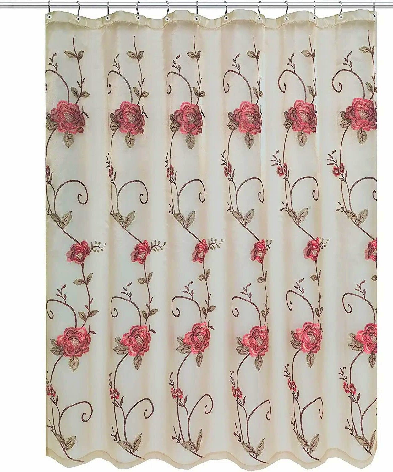 Larissa Shower Curtain 72x72 inches Rose