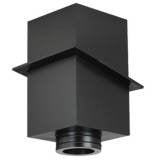 9438B 24'' Square Ceiling Support Box, 6, Black