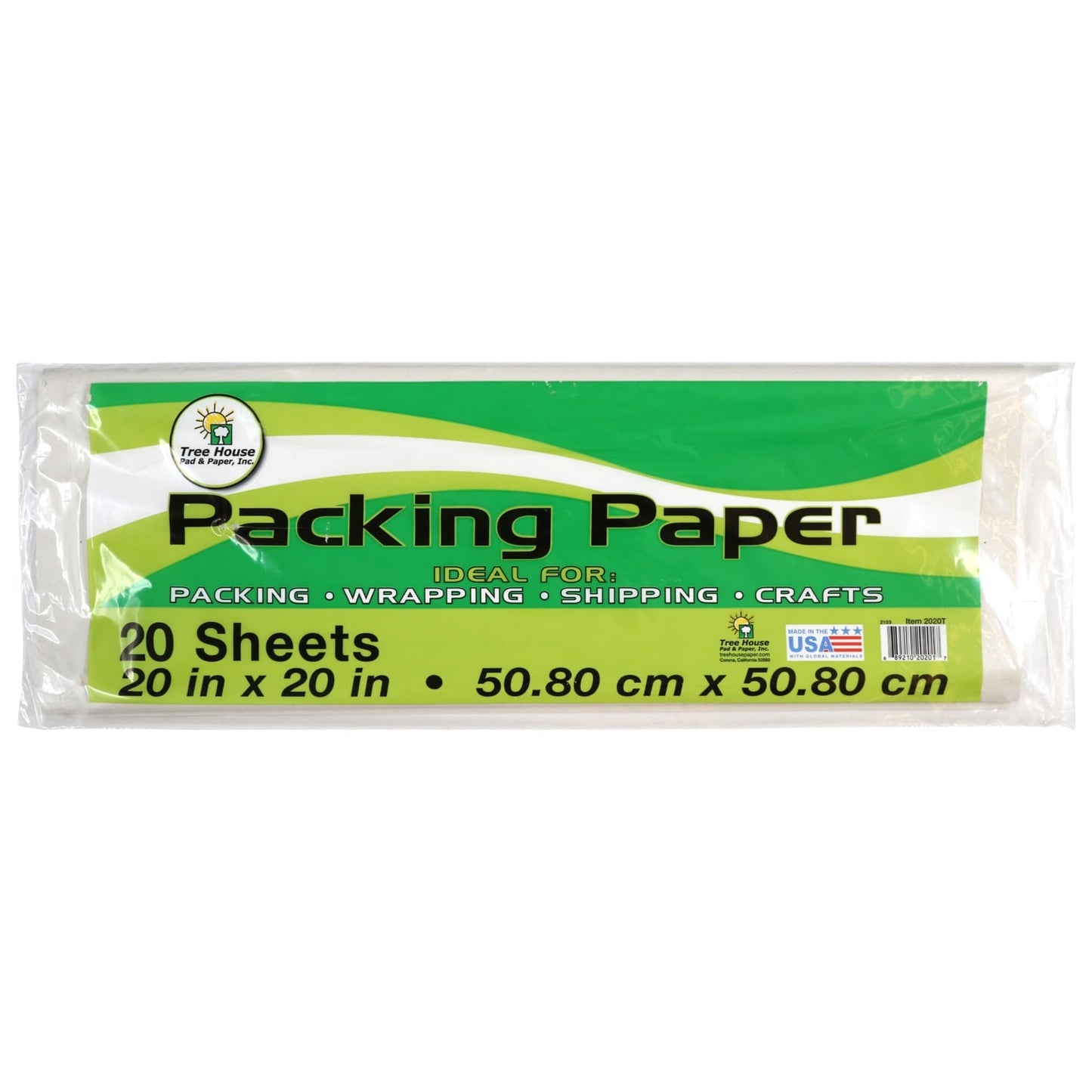 Simple Packing Paper, 20 Sheets (Pack of 36)