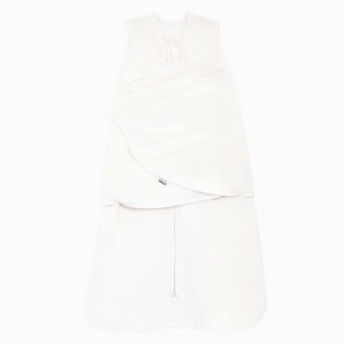 Micro-Fleece Sleepsack Swaddle, 3-Way Adjustable Wearable Blanket, TOG 3.0, Cream, , 0-3 Months