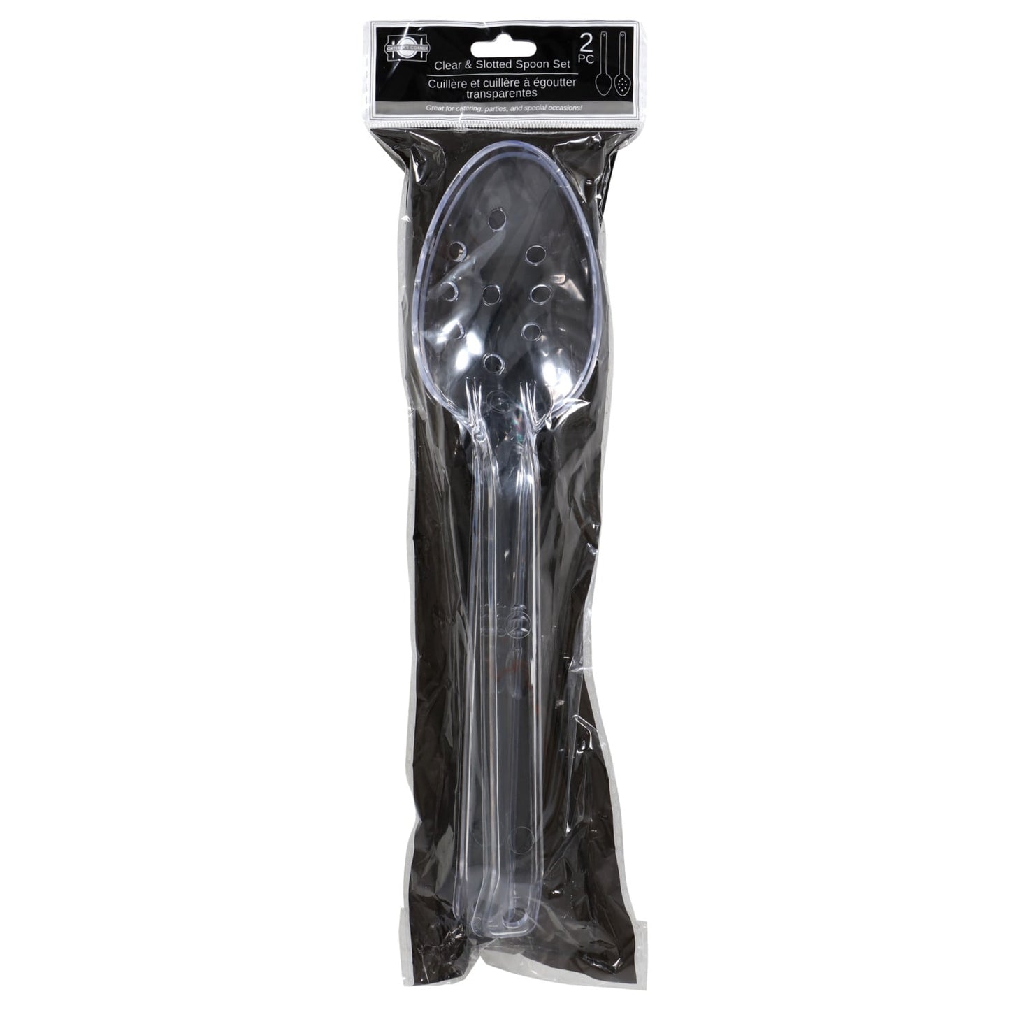Clear Plastic Serving Utensil Sets, 2-ct. Sets (Pack of 4)