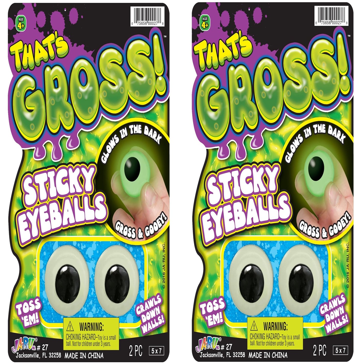 Glow in Dark Sticky Balls for Decorations and Party Favors