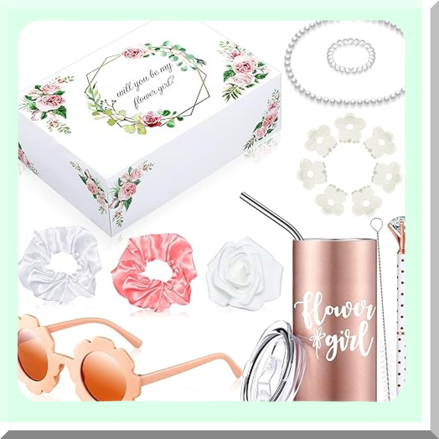 Exquisite Flower Girl Gift Set for Weddings