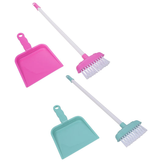 Mini Kitchen Brooms and Dust Pans (Pack of 24)