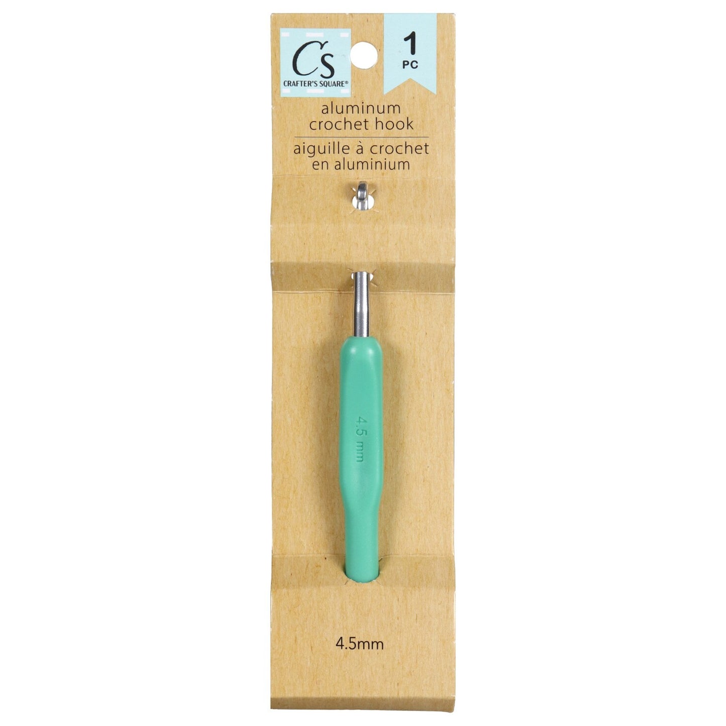 Aluminum Crochet Hooks with Ergonomic Handles, 3 sizes (Pack of 24)