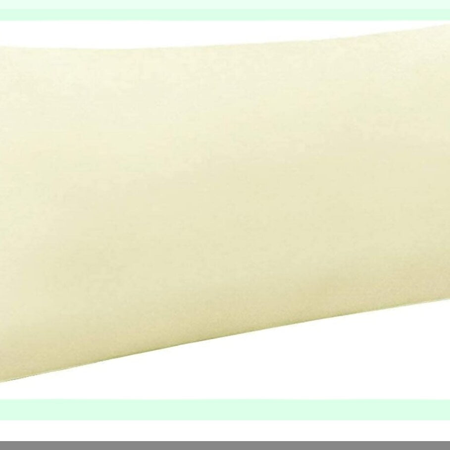 Cooling Ivory Body Pillowcase - Zippered Decorative Cover for 20 x 54 Body Pillows - Breathable Pillow Cases with Zipper - Body Pillow Covers for Better Sleep