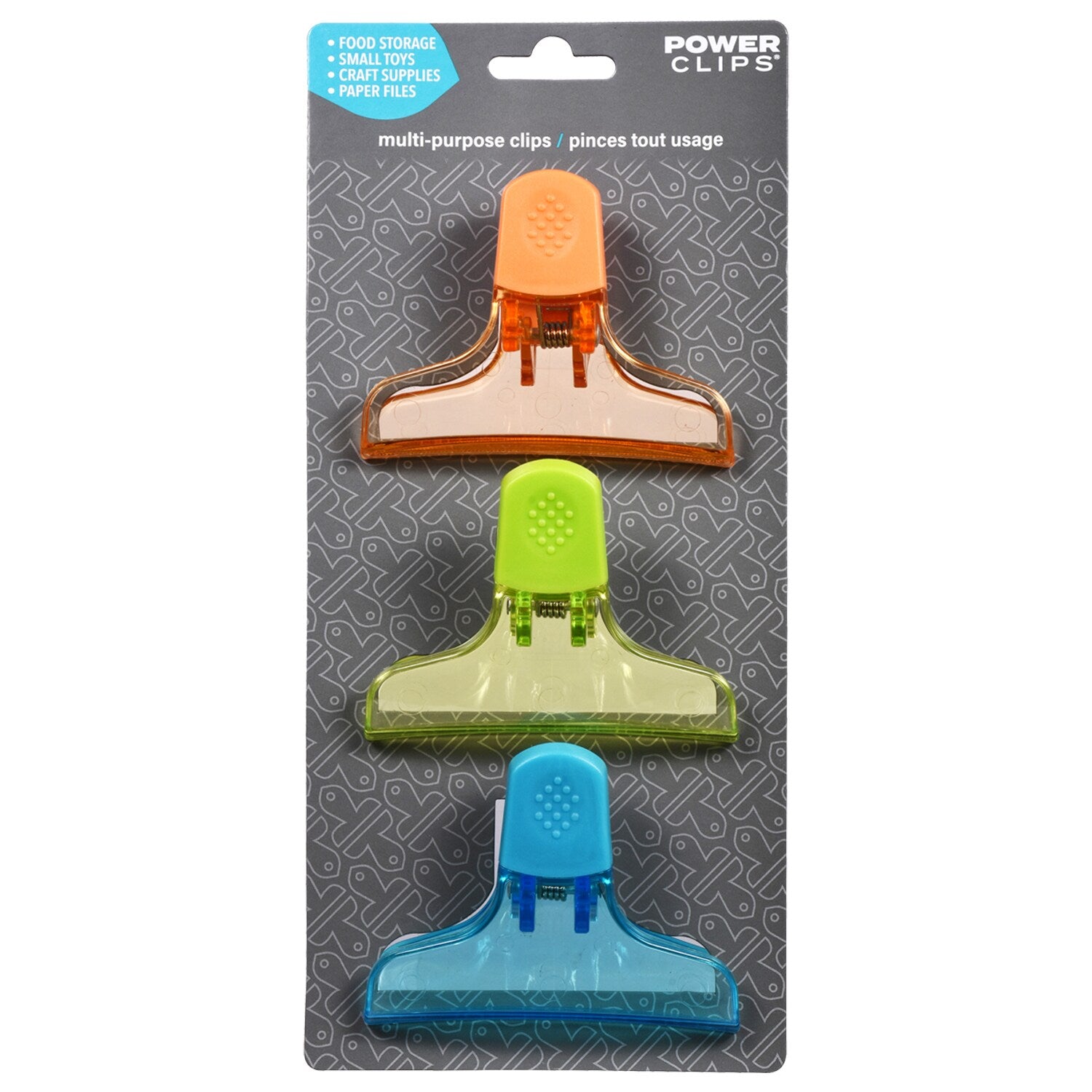 Multipurpose Power Clips, 3-ct. Packs (Pack of 24)
