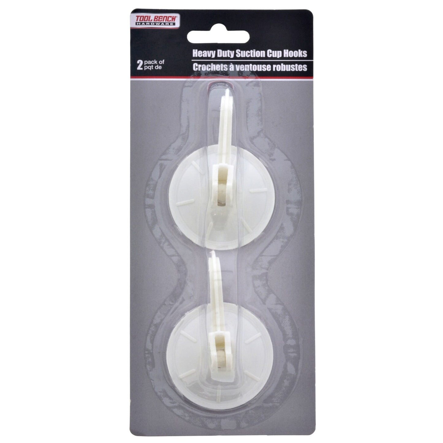 Tool Bench Heavy Duty Suction Cup Hooks, 2-ct. Packs (Pack of 36)