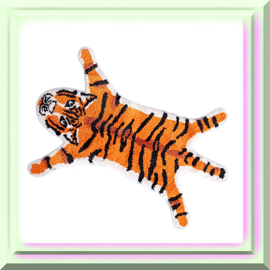 Tiger Shaped Non-Slip Bath Mat 65x98cm