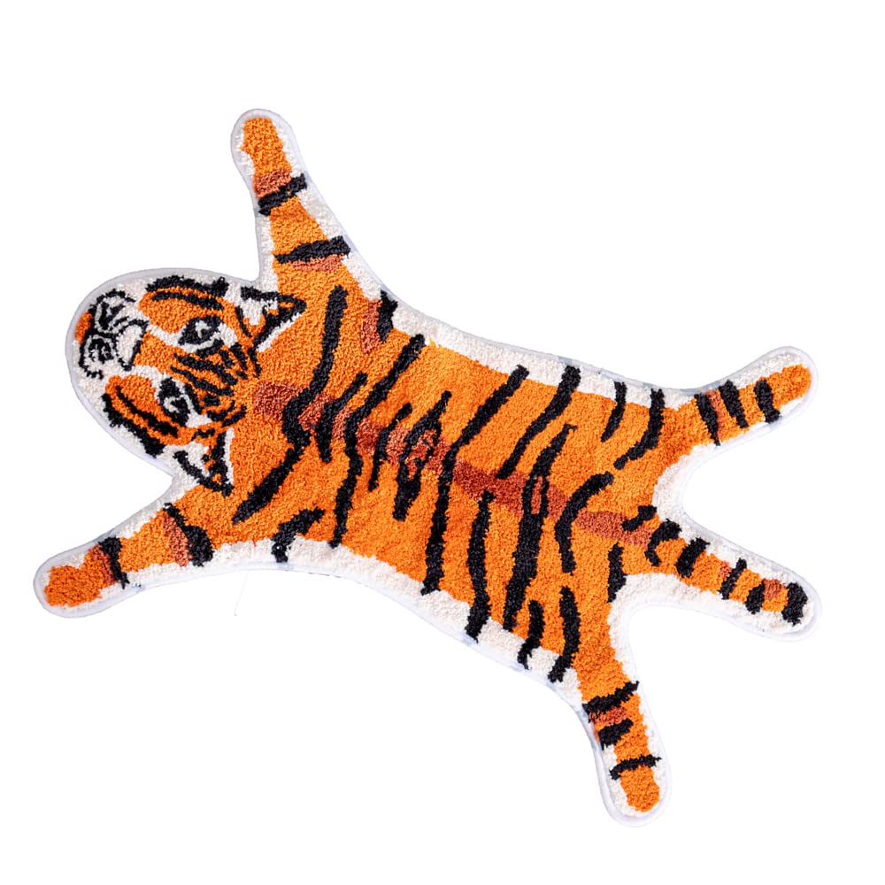 Tiger Shaped Non-Slip Bath Mat 65x98cm