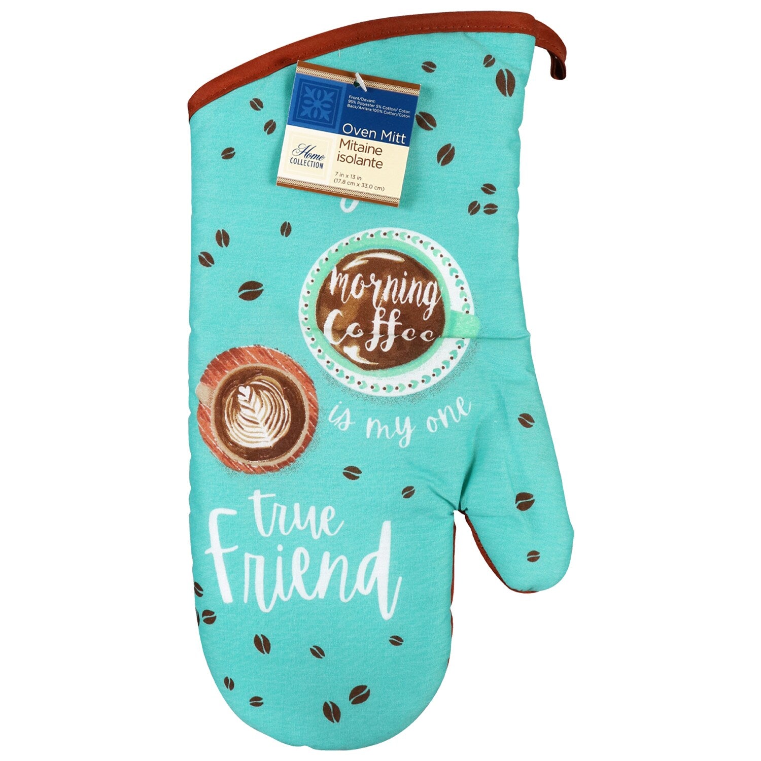 Home Collection Coffee-Themed Oven Mitts, 13x7 in. (Pack of 12)