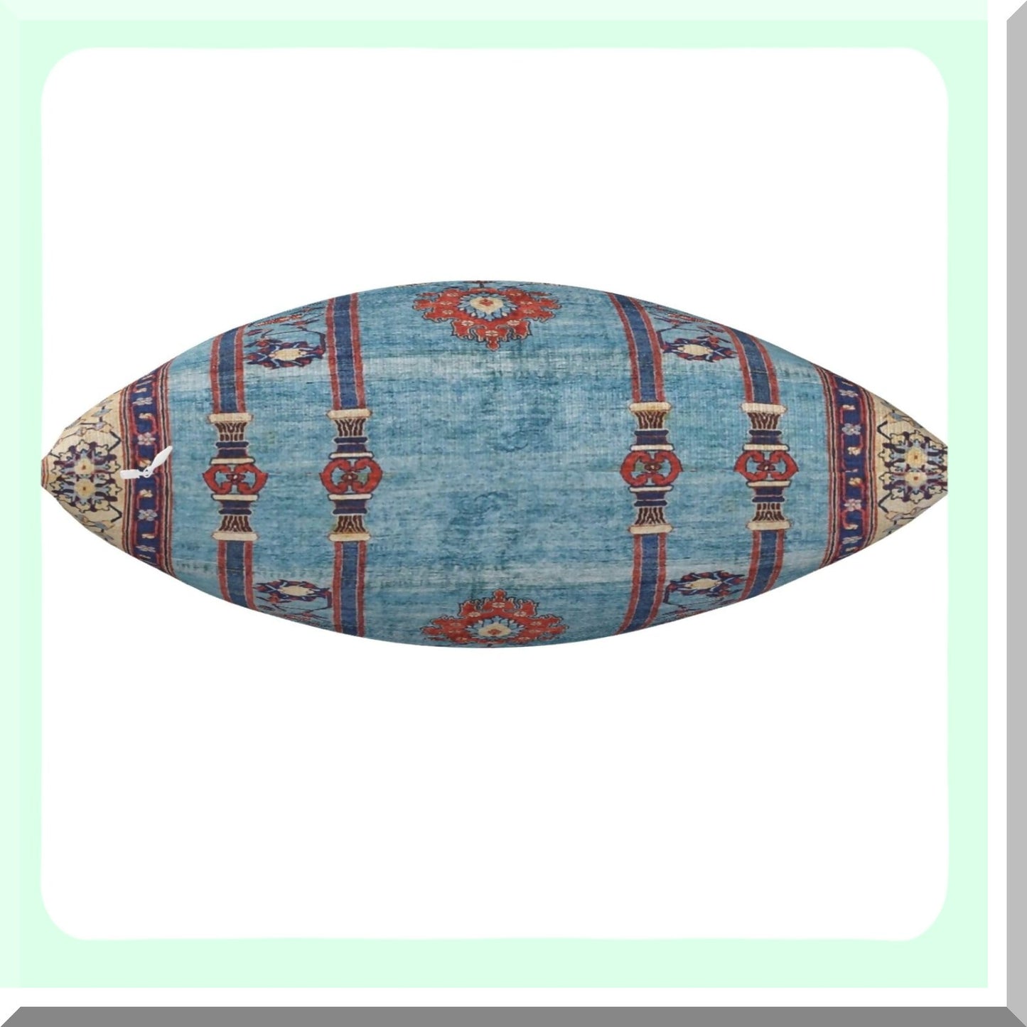 Persian Silk Rug Print Velvet Throw Pillow Covers - Antique Decorative Cushion Case for Home Living Room Bed Couch Car - 18x18 Inch Luxe Décor