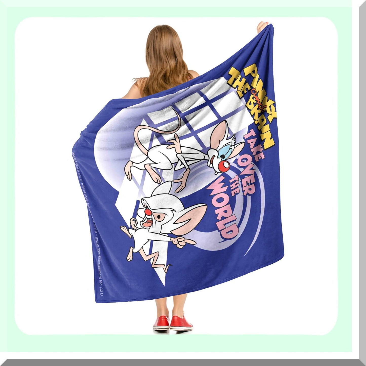 World Takeover Animaniacs Silk Touch Throw Blanket - Cozy 50x60