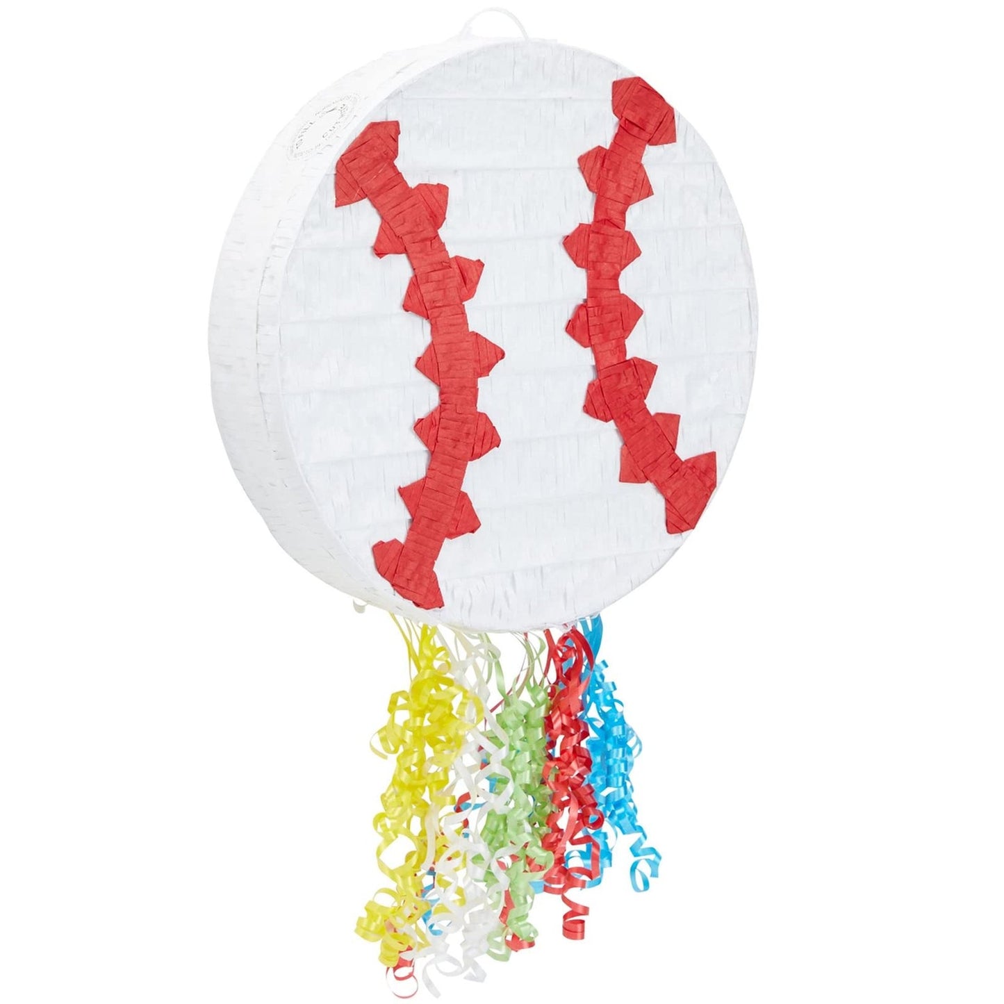 Pull String Baseball Pinata for Sports Birthday Parties