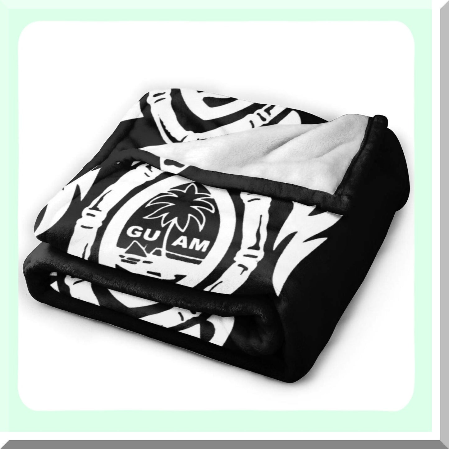 Ultra-Soft Tribal Turtle Microfiber Fleece Throw Blanket - Cozy, Lightweight, All-Season Comfort for Bed, Couch, Chair, Living Room (50"x40")"