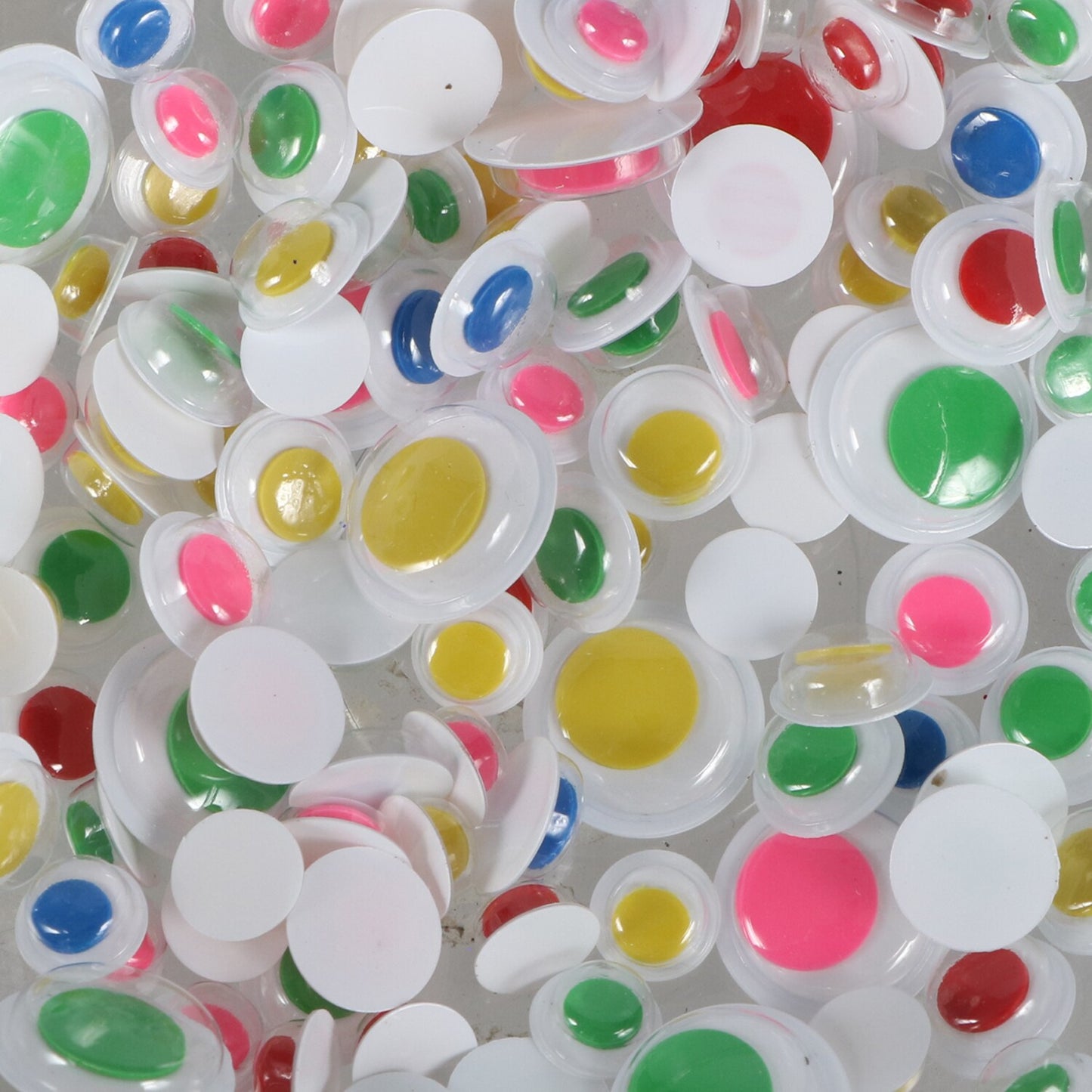 Crafter's Square Multi-Colored Plastic Googly Eyes, 125-ct. Packs (Pack of 3)